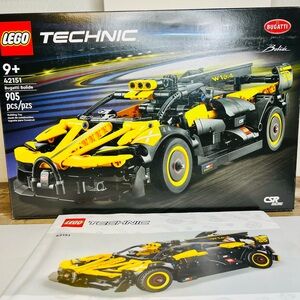 LEGO Technic Bugatti Bolide in Yellow and Black (Already Built)